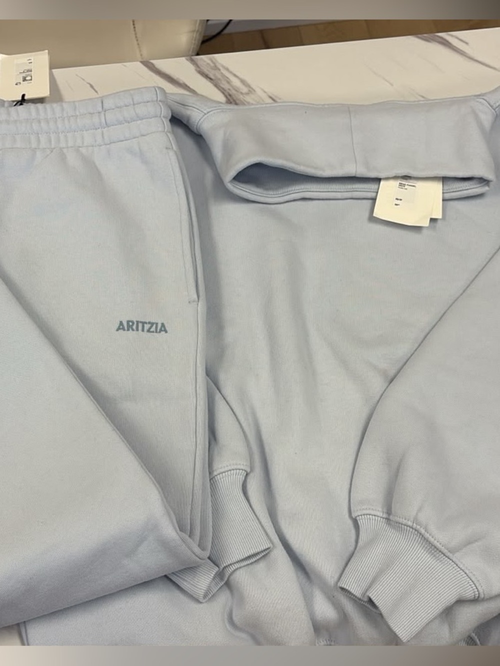 NWT aritzia sweatfleece set
